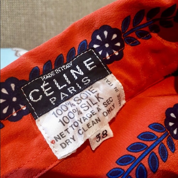 Vintage Silk Celine Top - Picture 4 of 4